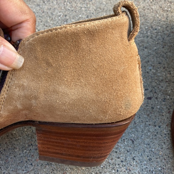 🐬 Frye Sacha Moto Shootie Tan Suede Boot - Picture 12 of 15